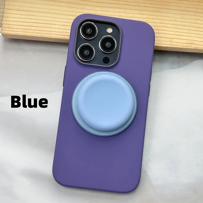 Silicone Magnetic Phone Grip Bracket P-Socket Pop GripTok Foldable MagSafe Cellphone Support Holder Ring Finger Expanding Stand