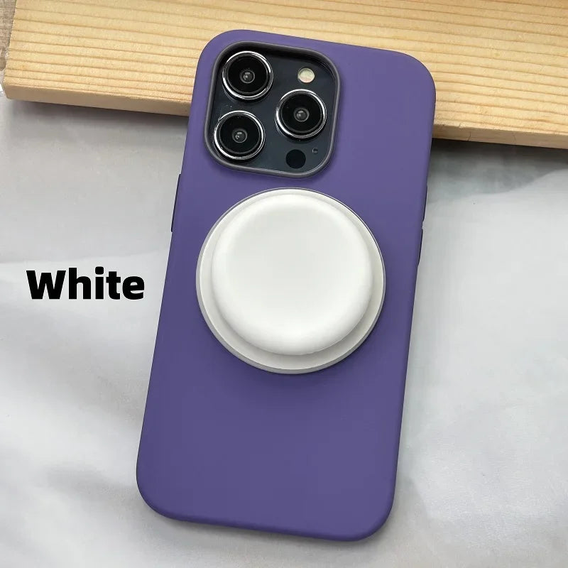 Silicone Magnetic Phone Grip Bracket P-Socket Pop GripTok Foldable MagSafe Cellphone Support Holder Ring Finger Expanding Stand