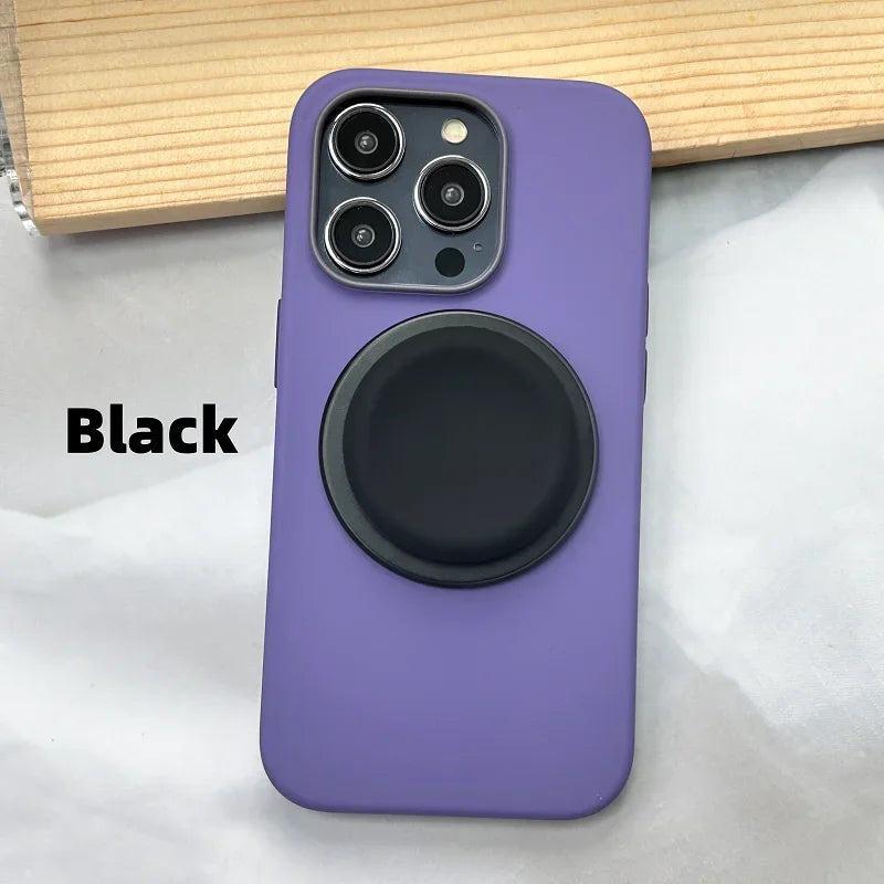 Silicone Magnetic Phone Grip Bracket P-Socket Pop GripTok Foldable MagSafe Cellphone Support Holder Ring Finger Expanding Stand